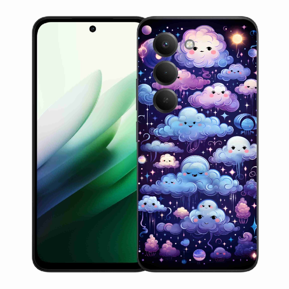 Gelový kryt mmCase na Xiaomi Redmi 15 5G (169mm) - mráčky