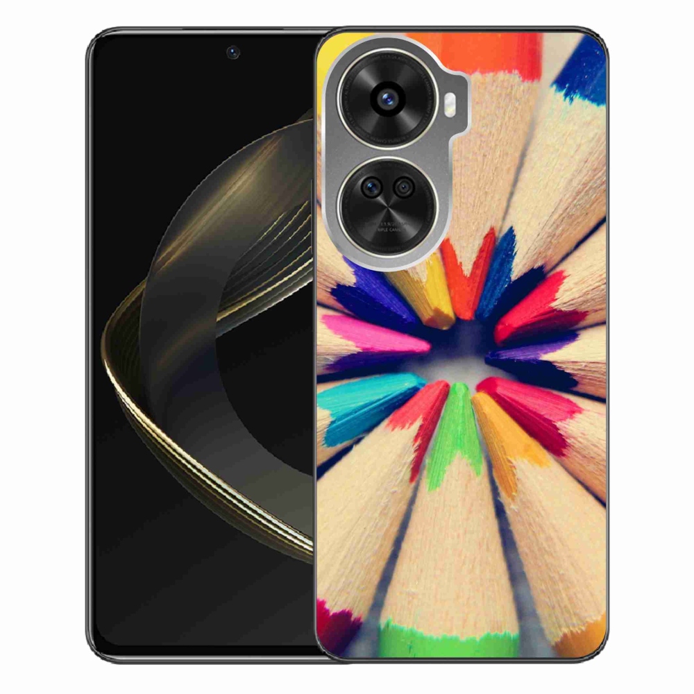 Gelový kryt mmCase na Huawei Nova 12 SE - pastelky 