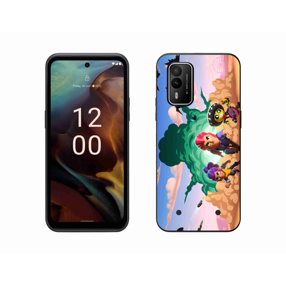 Gelový kryt mmCase na Nokia XR21 - brawl stars