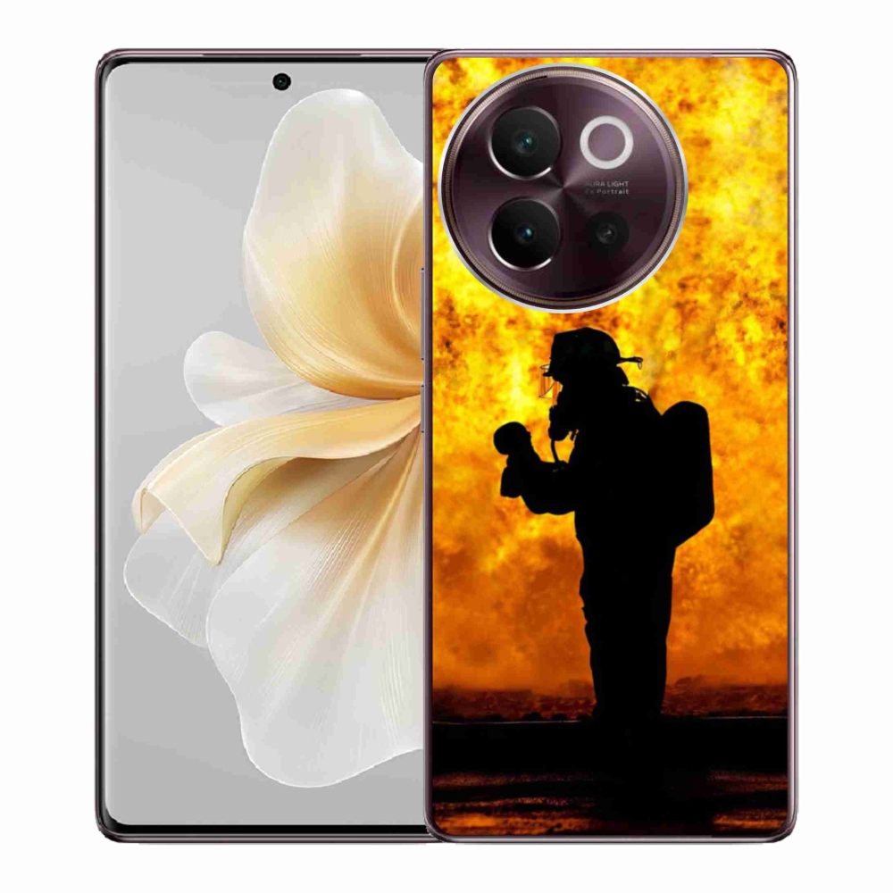 Gelový kryt mmCase na Vivo V40 Lite 5G - hasič