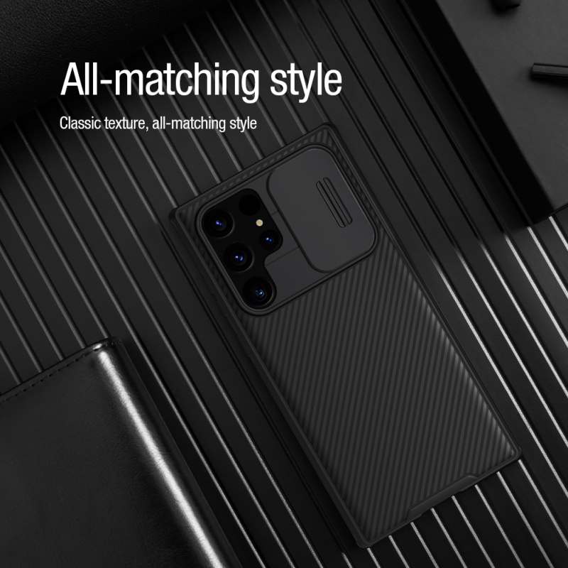 Nillkin CamShield PRO Magnetic Zadní Kryt pro Samsung Galaxy S22 Ultra Black