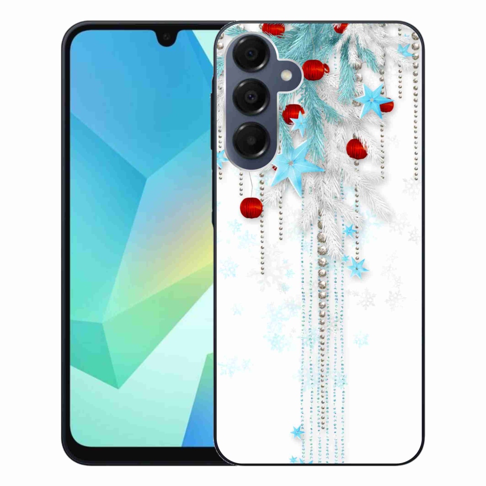 Gelový kryt mmCase na Samsung Galaxy A16 4G/5G - vánoční ozdoby
