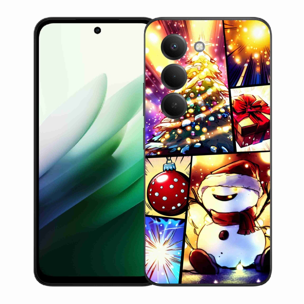 Gelový kryt mmCase na Xiaomi Redmi 15 5G (169mm) - vánoční motivy 1