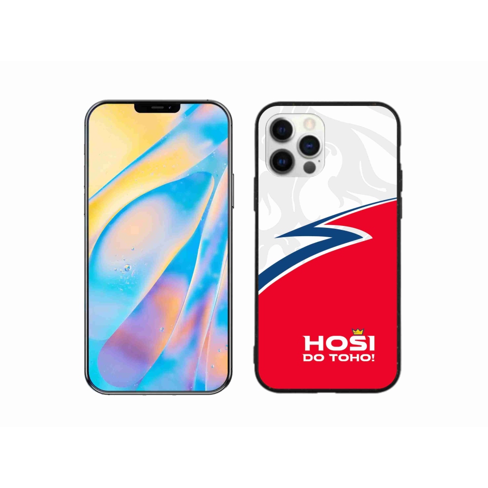 Gelový kryt mmCase na iPhone 12 - hoši do toho 1