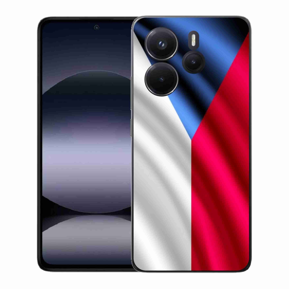 Gelový kryt mmCase na Xiaomi Redmi Note 14 - česká vlajka