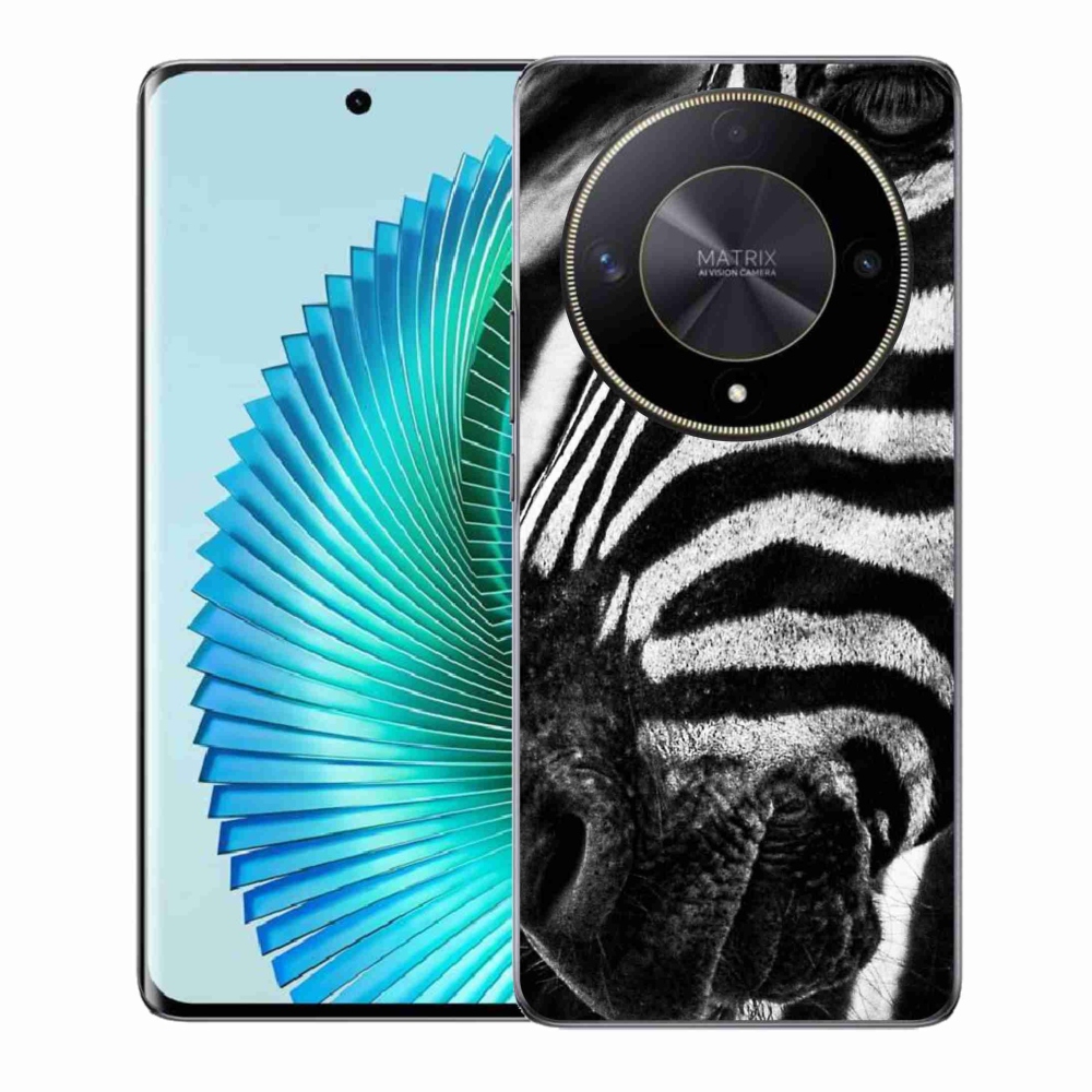 Gelový kryt mmCase na Honor Magic 6 Lite 5G - zebra