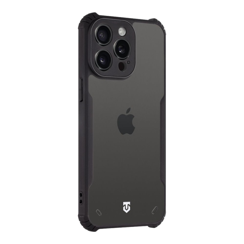 Tactical Quantum Stealth Kryt pro Apple iPhone 15 Pro Max Clear/Black 