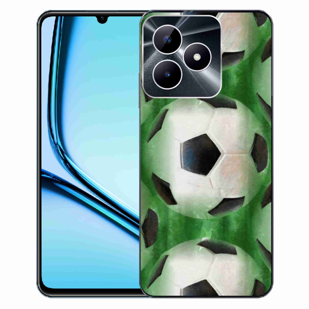 Gelový kryt mmCase na Realme Note 50 - fotbalový míč