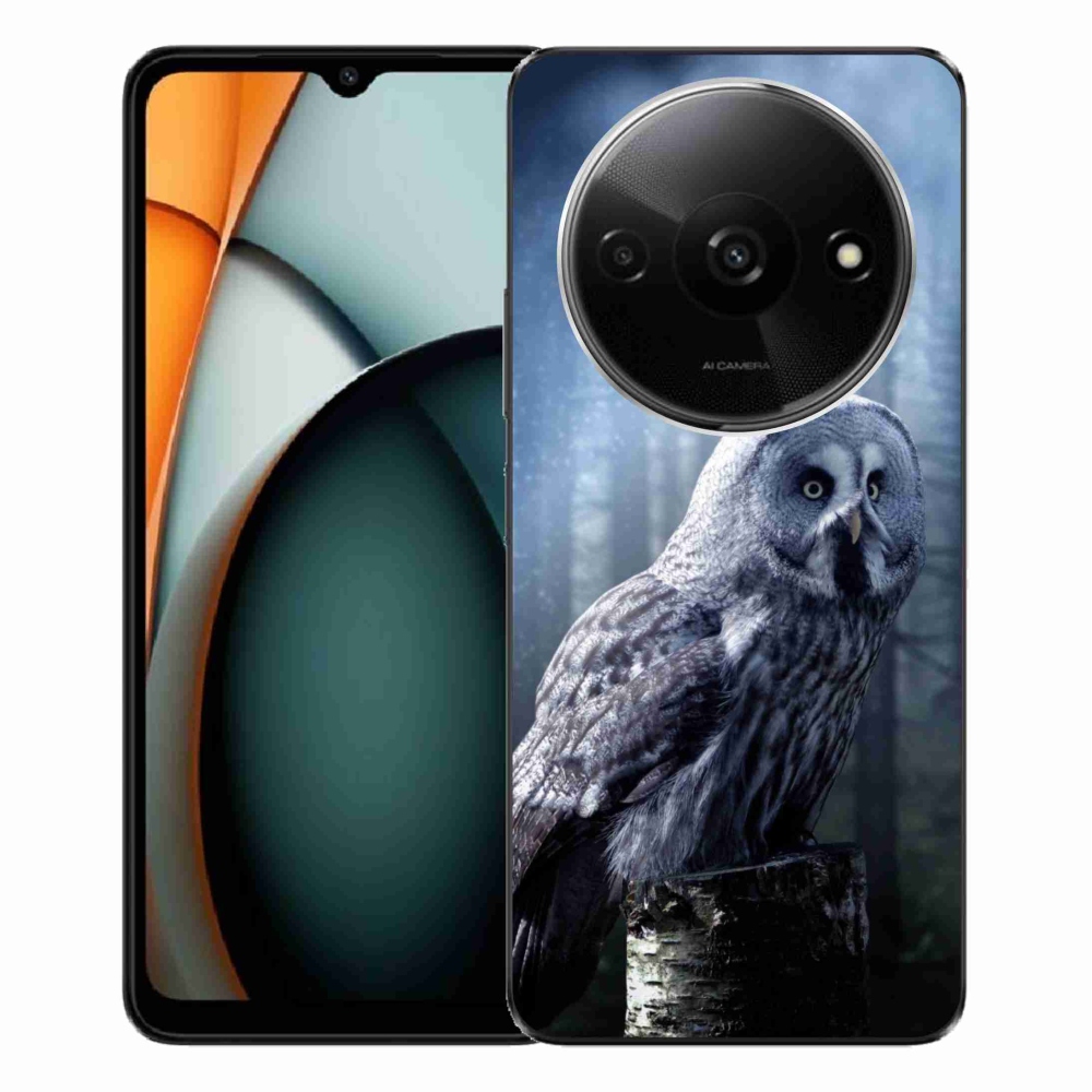Gelový kryt mmCase na Xiaomi Redmi A3 - sova