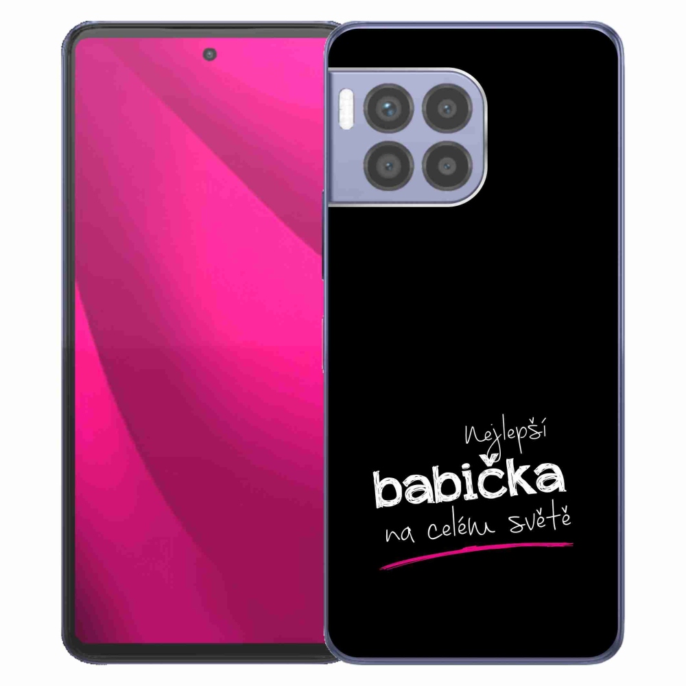 Gelový kryt mmCase na T-Mobile T Phone 2 Pro - nejlepší babička 4 černé pozadí