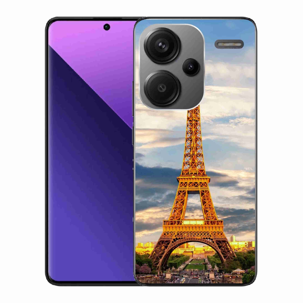 Gelový kryt mmCase na Xiaomi Redmi Note 13 Pro+ 5G - eiffelova věž 3