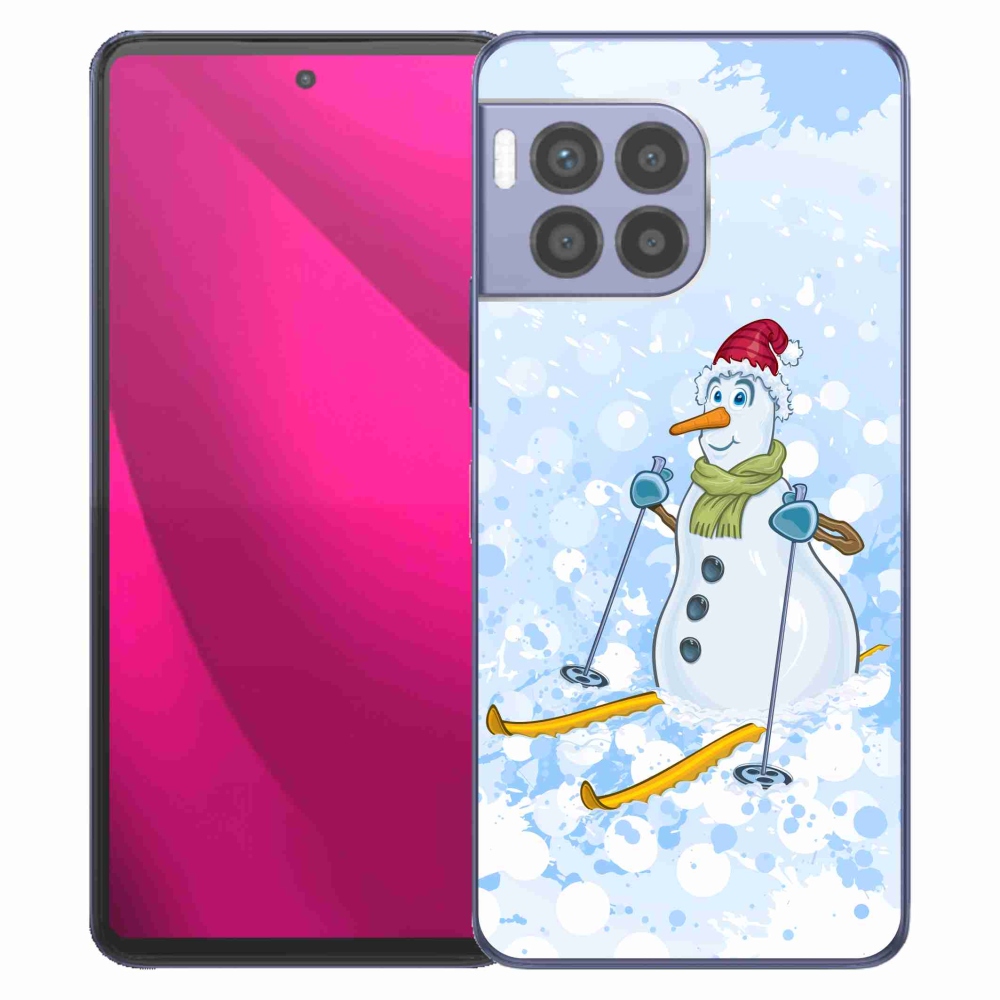 Gelový kryt mmCase na T-Mobile T Phone 2 Pro - sněhulák