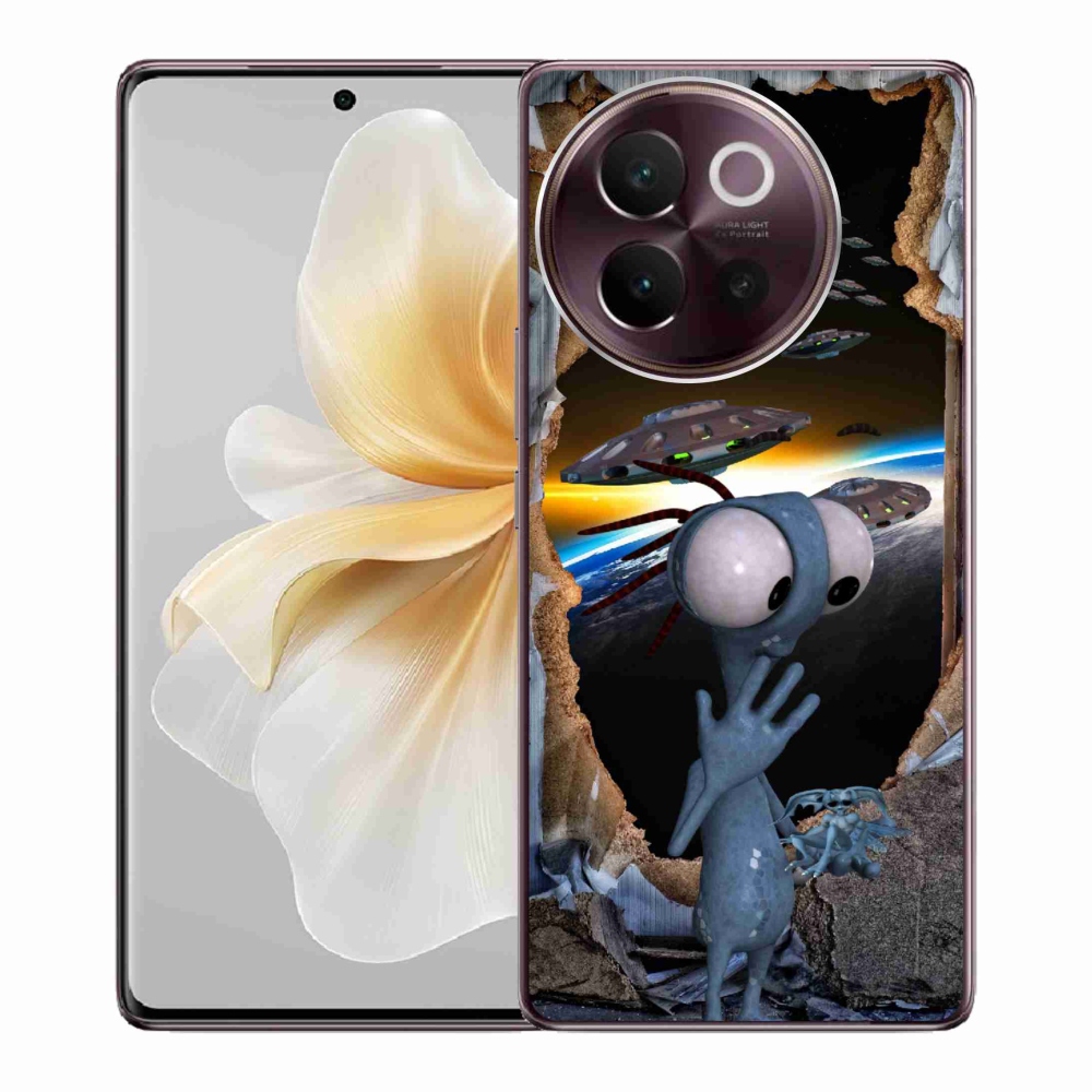 Gelový kryt mmCase na Vivo V40 Lite 5G - mimozemšťan