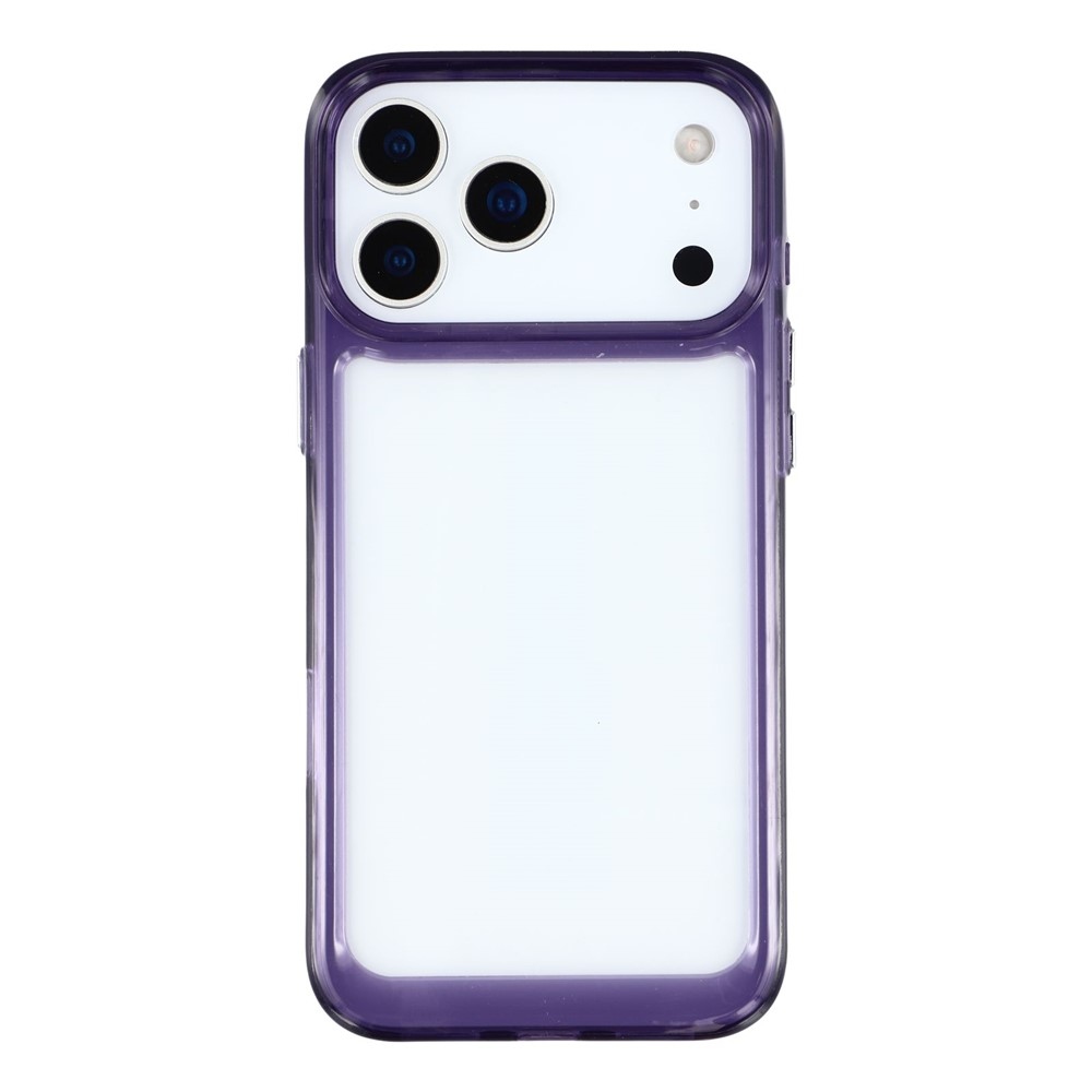 Gelový obal s pevnými zády na iPhone 17 Pro Max - fialový