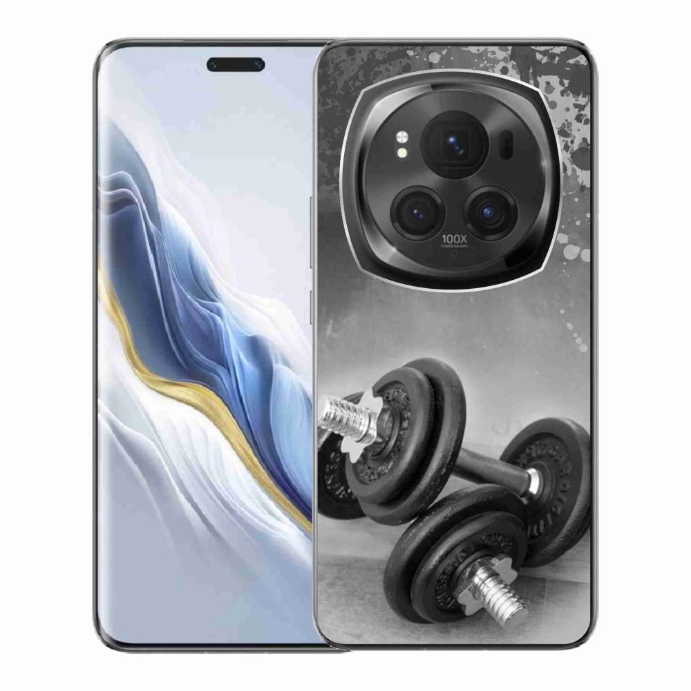 Gelový kryt mmCase na Honor Magic 6 Pro 5G - činky 1