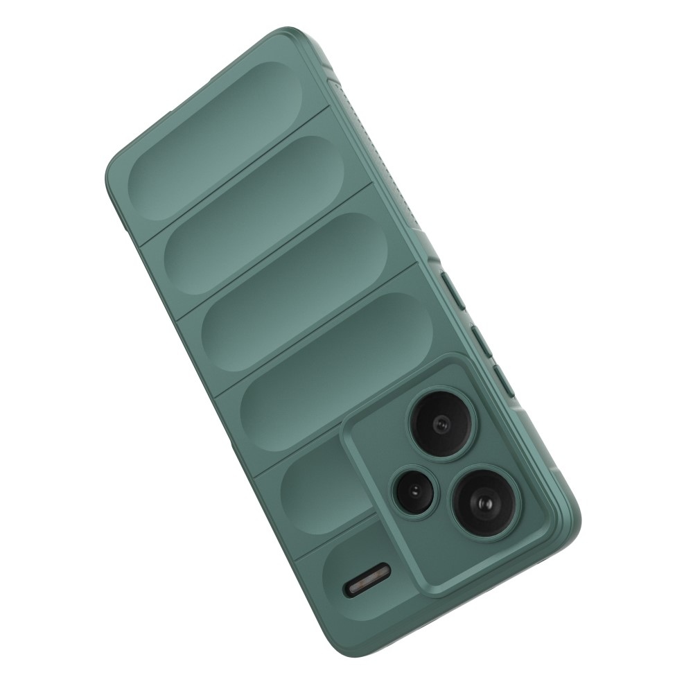Rugg odolný gelový obal na Xiaomi Redmi Note 13 Pro+ 5G - zelený