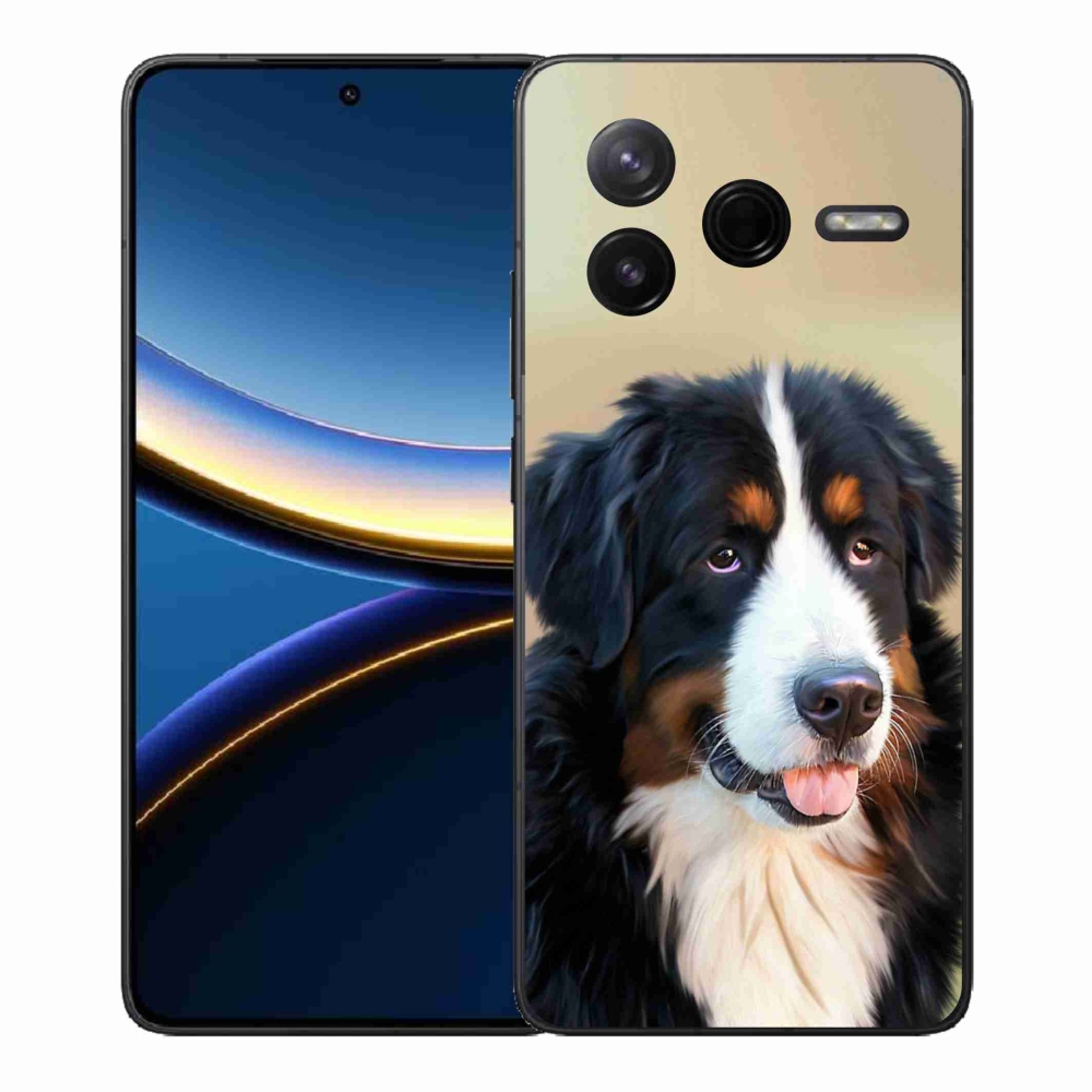Gelový kryt mmCase na Xiaomi Poco F7 Pro - bernský salašnický pes