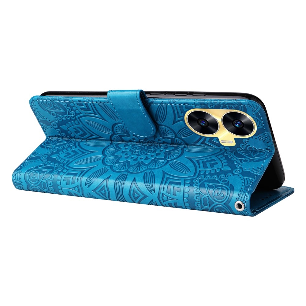 Sunflower knížkové pouzdro na Realme C55 - modré