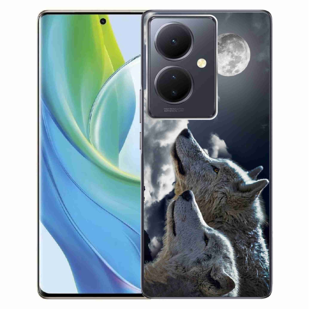 Gelový kryt mmCase na Vivo V29 Lite 5G - vlci