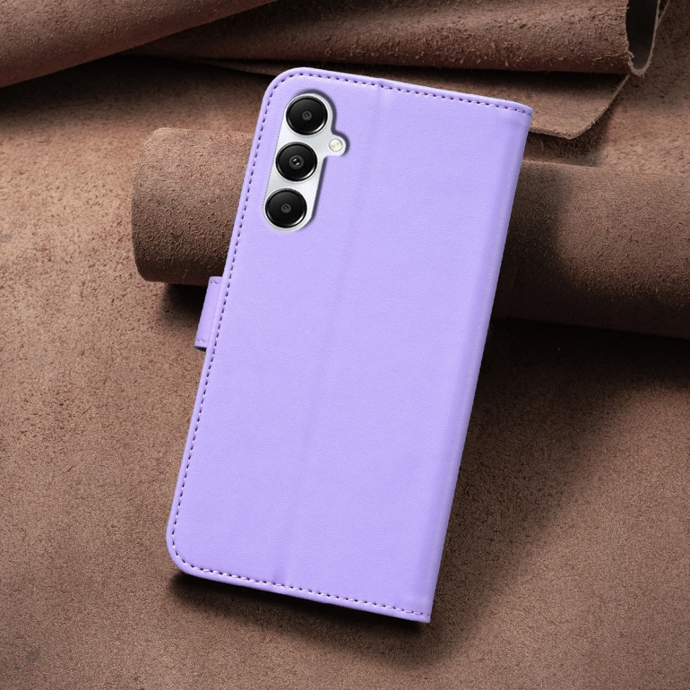 Clover knížkové pouzdro na Samsung Galaxy A56 5G - fialové