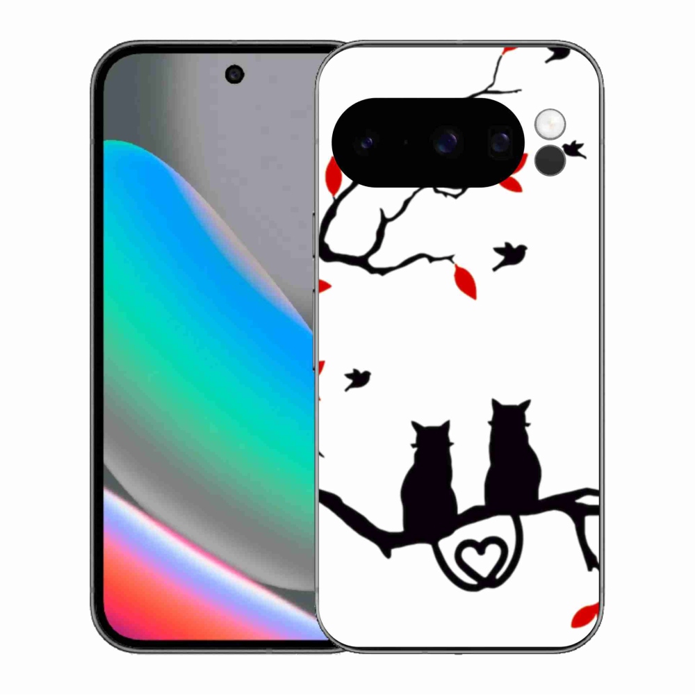 Gelový kryt mmCase na Google Pixel 10 Pro - kočičí láska