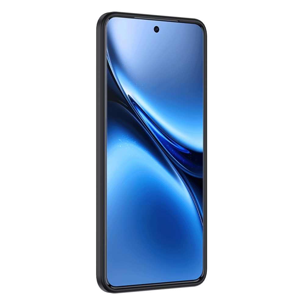 Litchi odolný gelový obal na Vivo X200 Pro 5G - černý