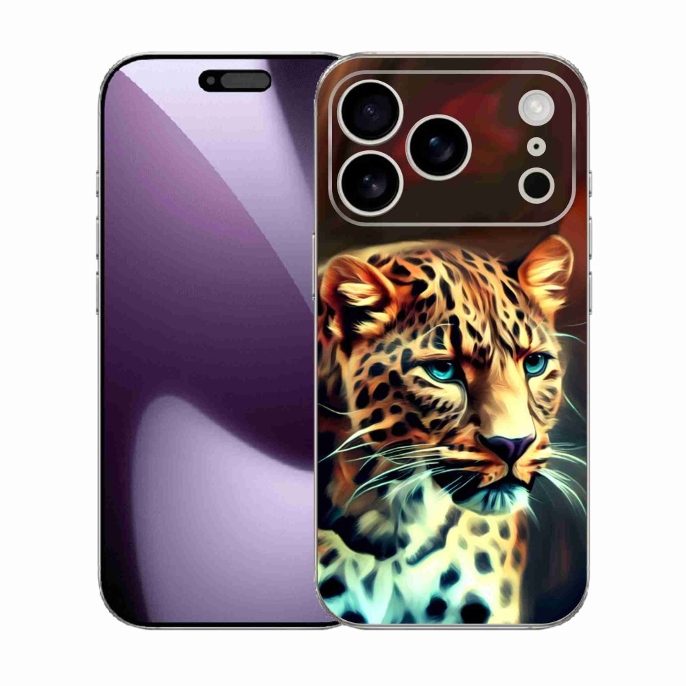 Gelový kryt mmCase na iPhone 17 Pro - leopard