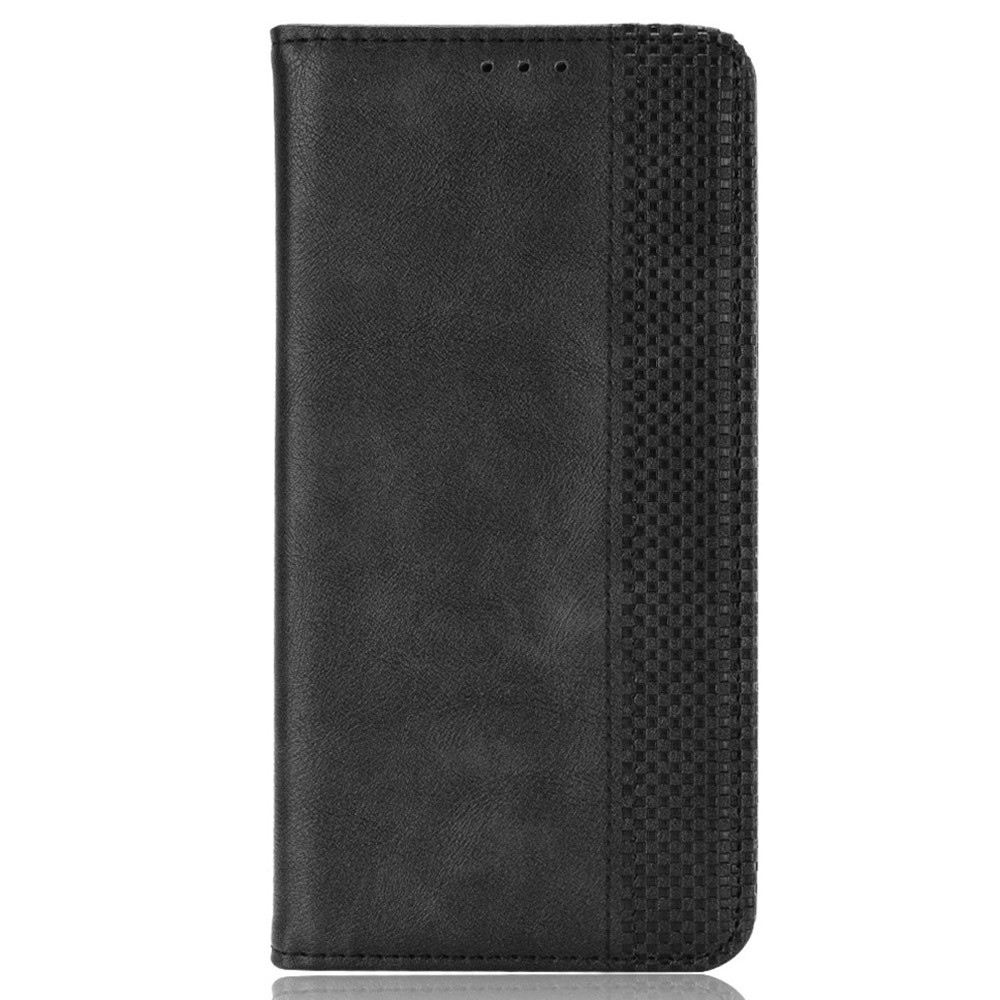 Vintage knížkové pouzdro na Xiaomi Poco X6 Pro 5G - černé