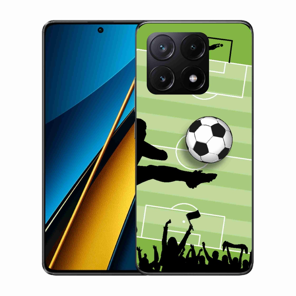 Gelový kryt mmCase na Xiaomi Poco X6 Pro 5G - fotbal 3