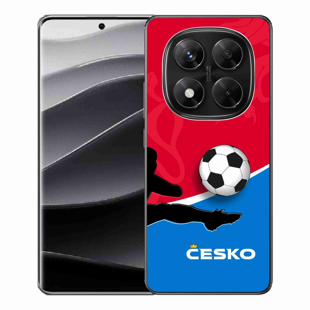 Gelový kryt mmCase na Xiaomi Redmi Note 14 Pro 5G/Poco X7 5G - fotbal Česko 2