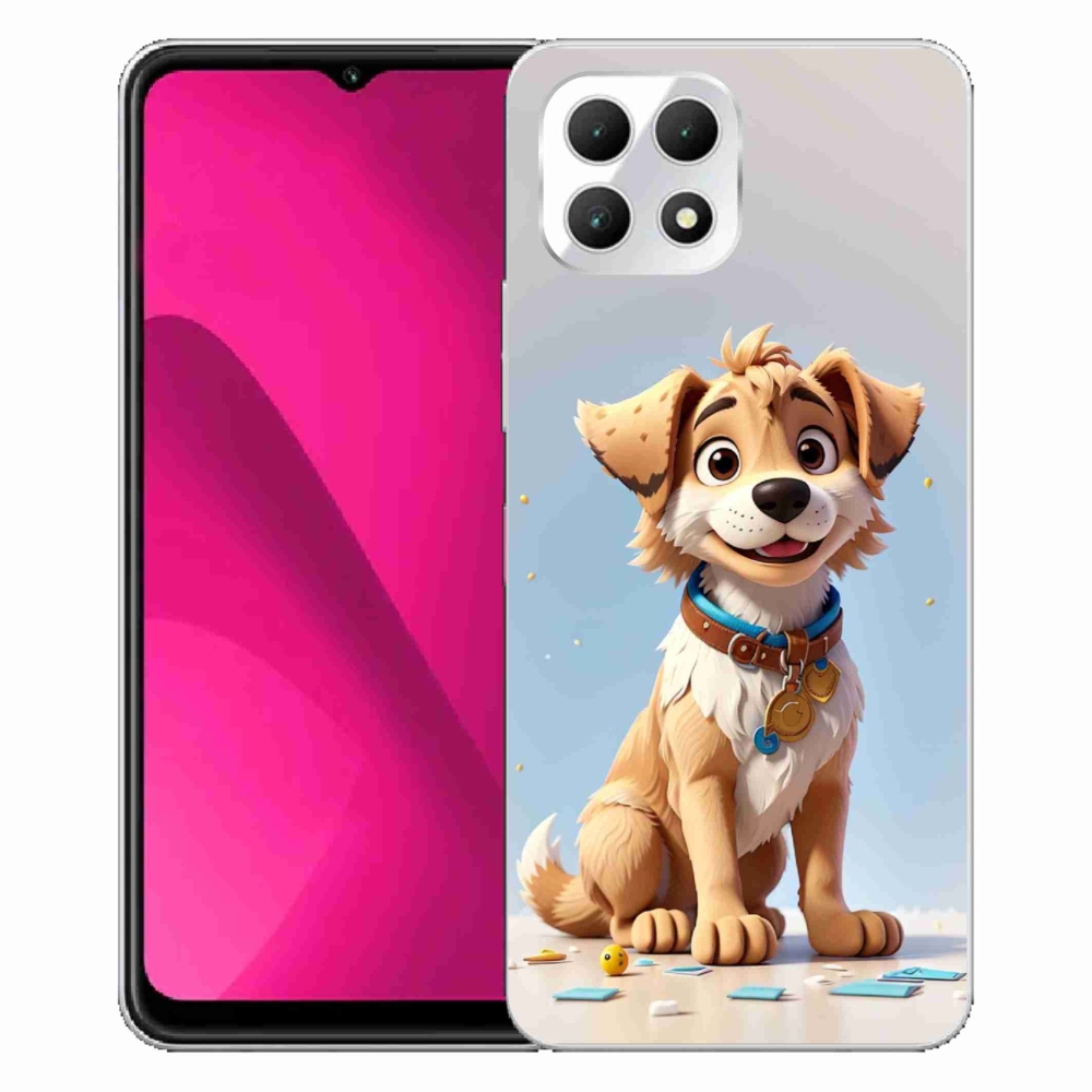 Gelový kryt mmCase na T-Mobile T Phone 2 - kreslené štěně