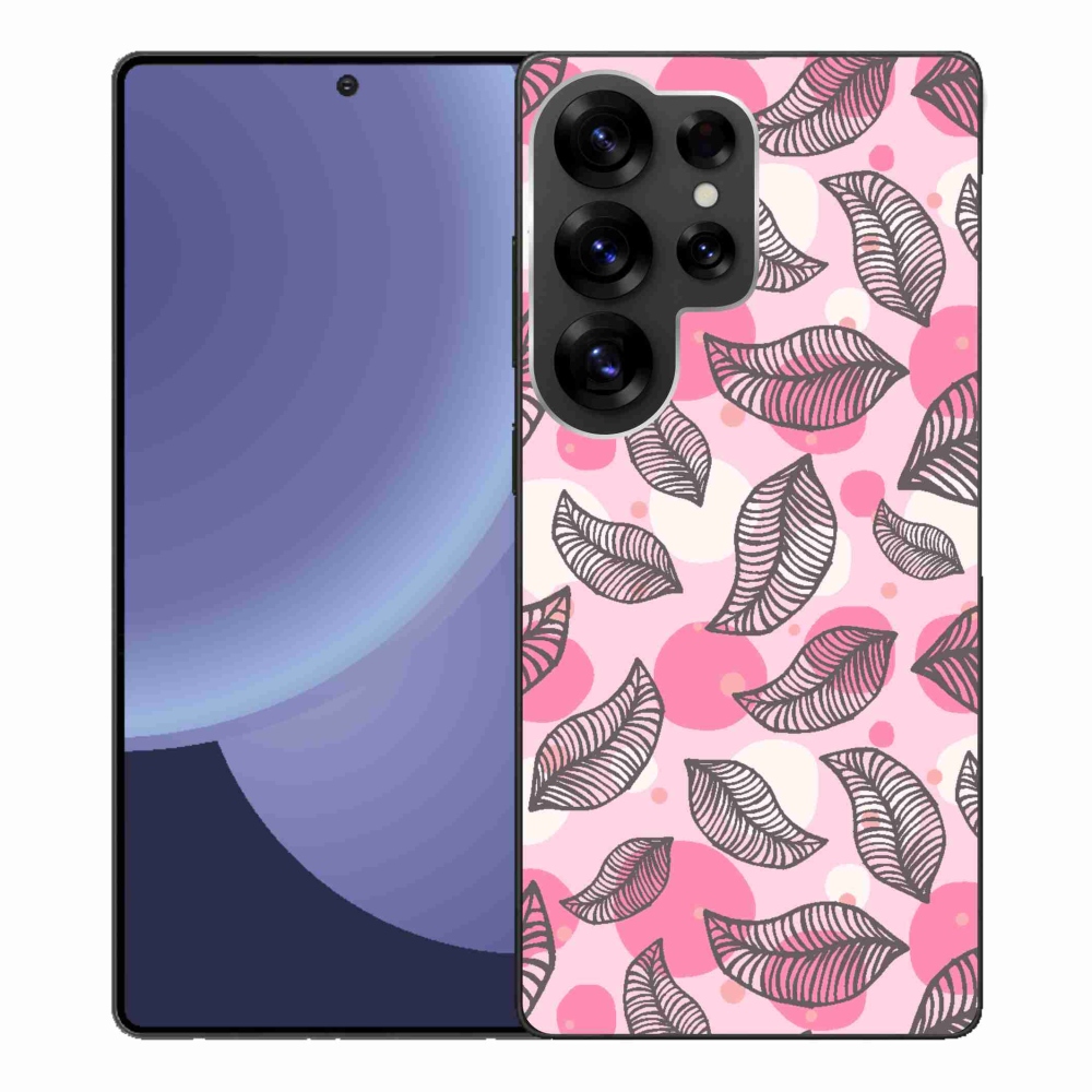Gelový kryt mmCase na Samsung Galaxy S25 Ultra - kreslené padající listy