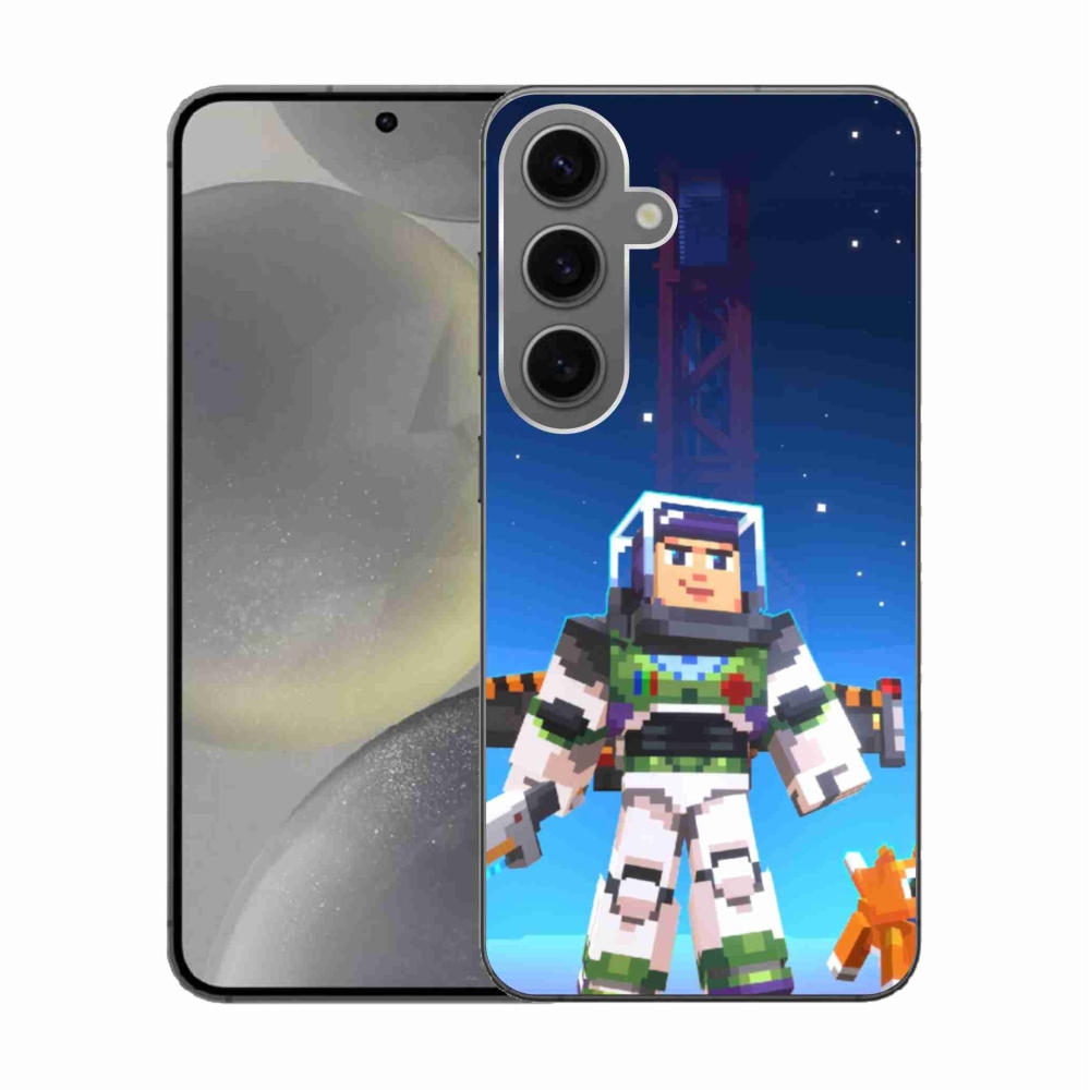 Gelový kryt mmCase na Samsung Galaxy S24 - minecraft 2