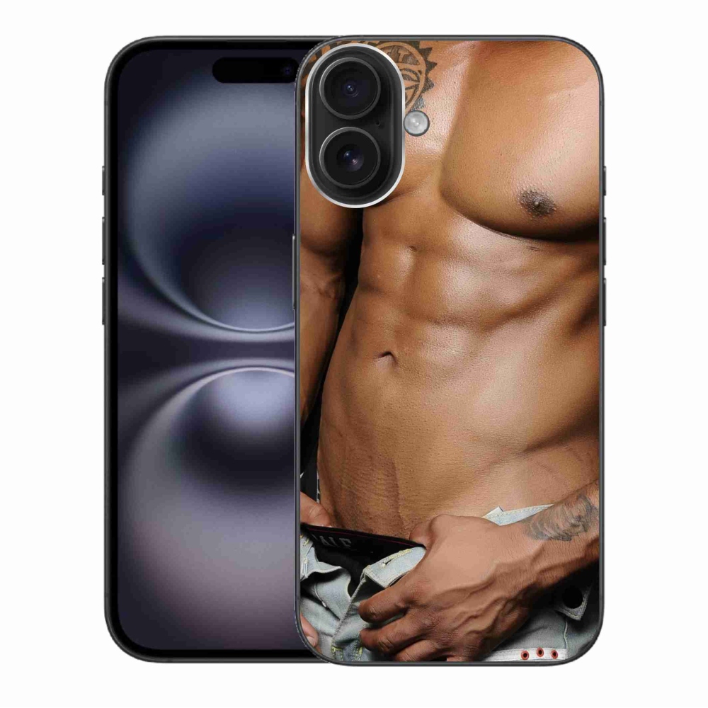 Gelový kryt mmCase na iPhone 16 Plus - sexy muž