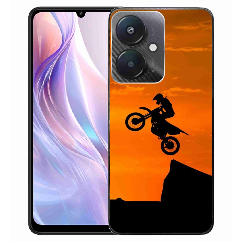 Gelový kryt mmCase na Xiaomi Redmi 13C 5G - motocross