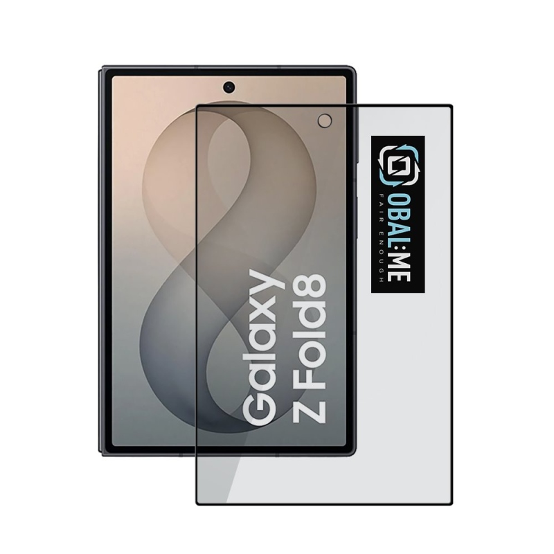 OBAL:ME Privacy 5D Tvrzené Sklo pro Samsung Galaxy Z Fold 8 Black