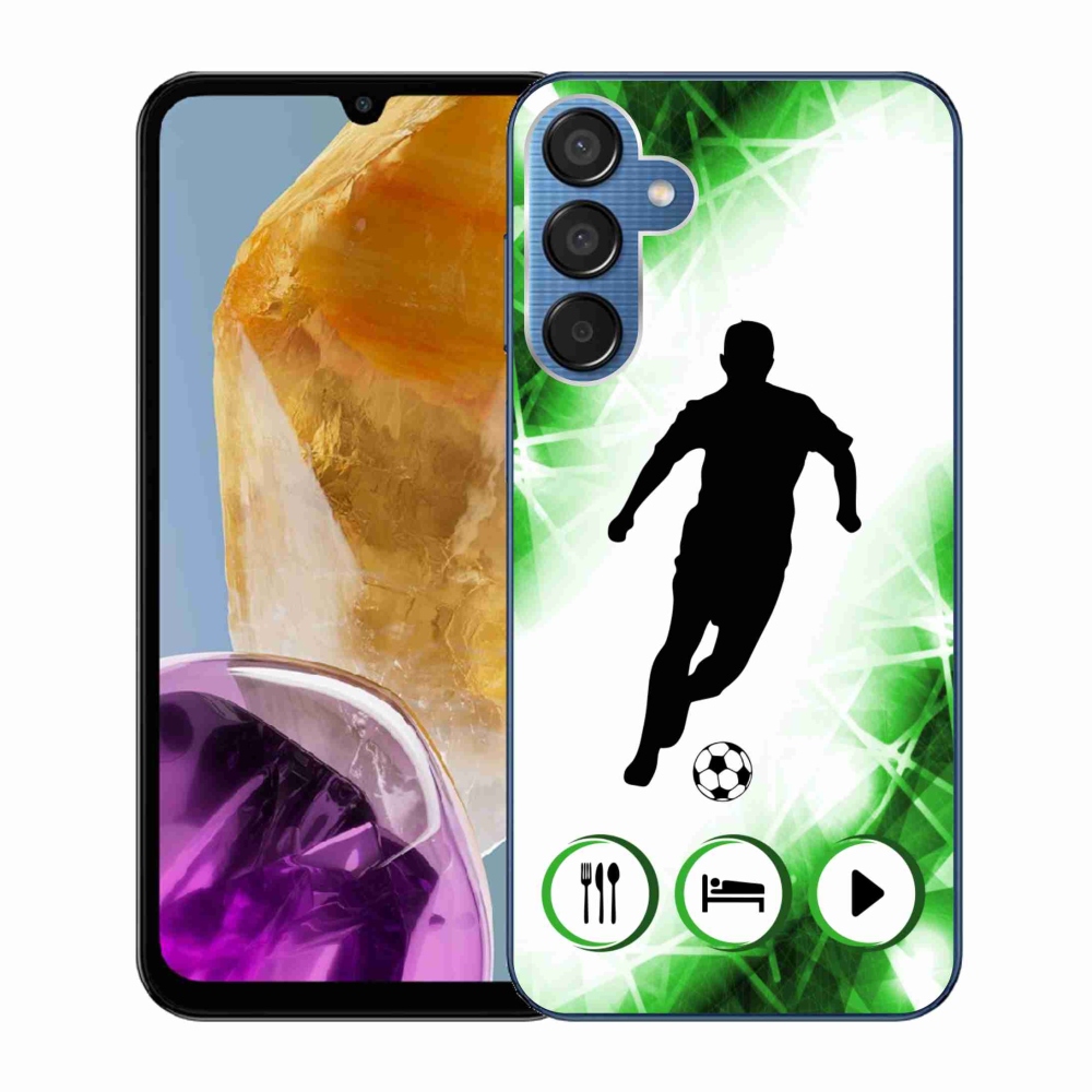 Gelový kryt mmCase na Samsung Galaxy M15 5G - fotbalista
