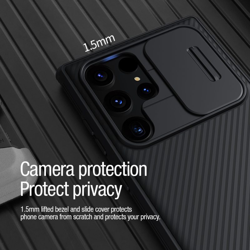Nillkin CamShield PRO Magnetic Zadní Kryt pro Samsung Galaxy S22 Ultra Black