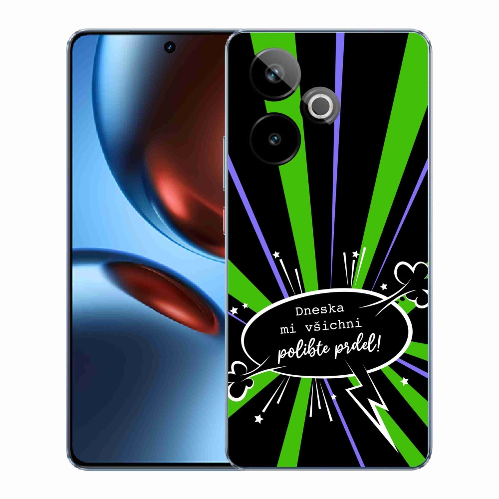 Gelový kryt mmCase na Realme GT 7 5G/GT 7T 5G - vtipný text 15 černé pozadí