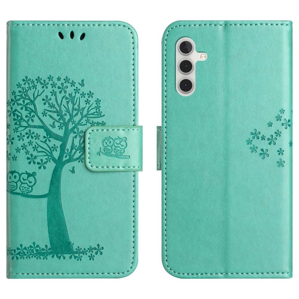 Tree knížkové pouzdro na Samsung Galaxy A26 5G - modrozelené