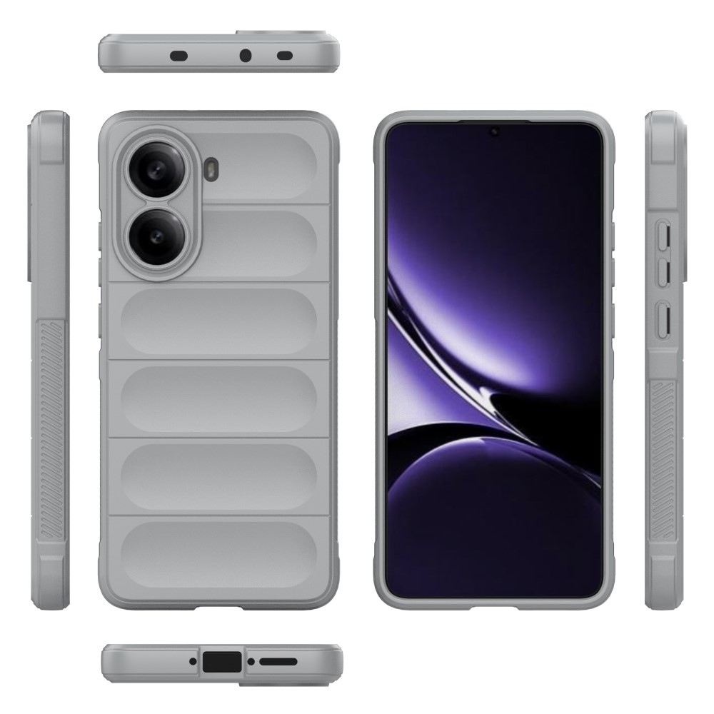 Rugg odolný gelový obal na Xiaomi Poco X7 Pro 5G - světlešedý