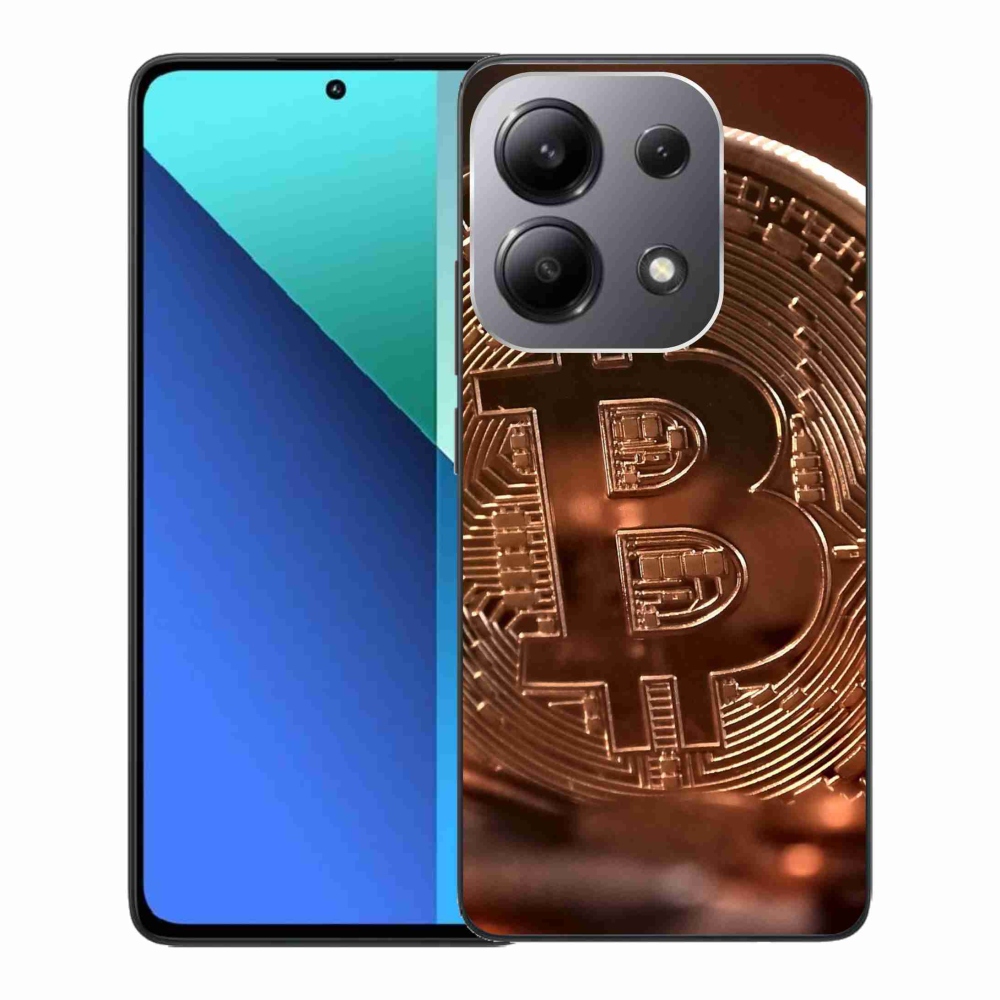 Gelový kryt mmCase na Xiaomi Redmi Note 13 - bitcoin