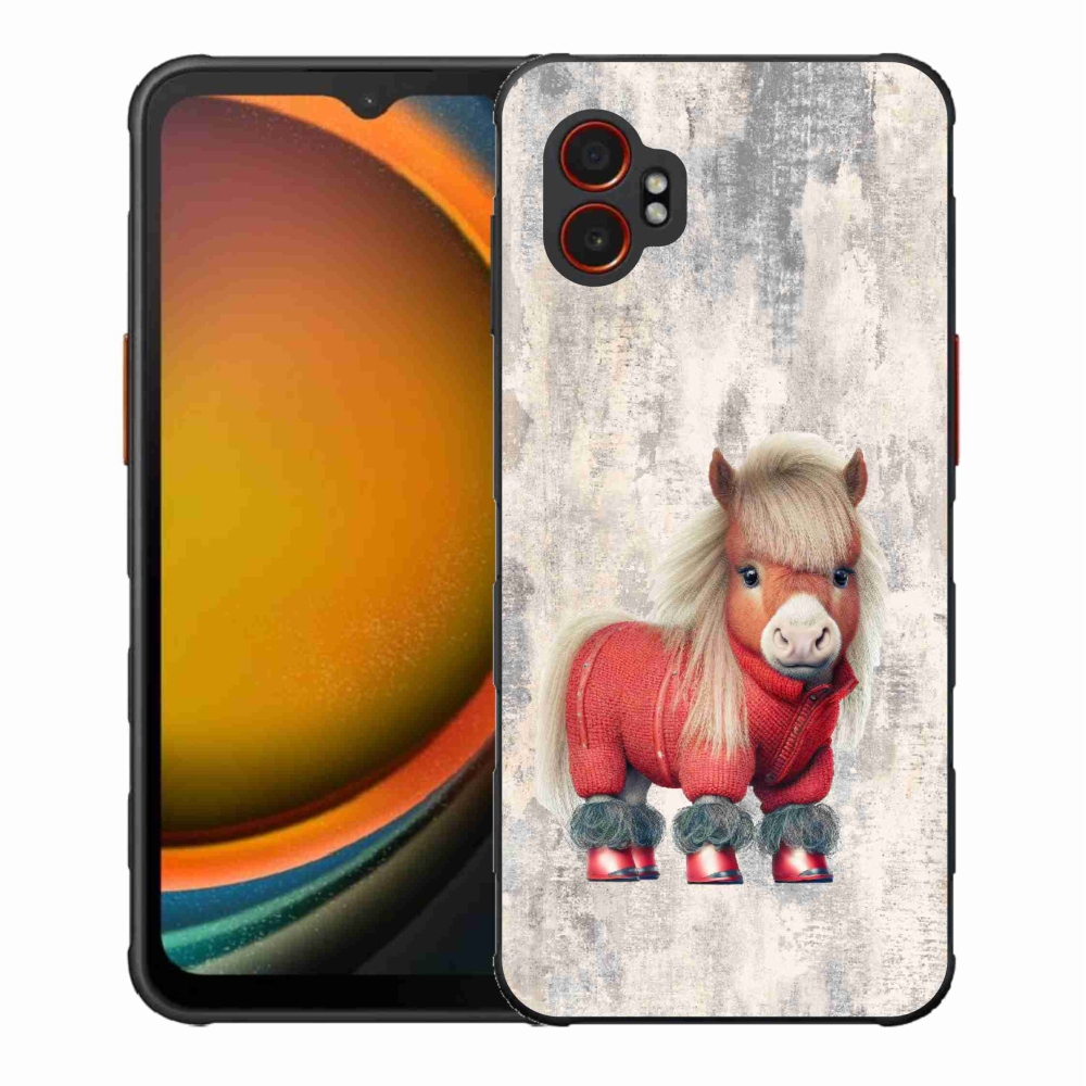Gelový kryt mmCase na Samsung Galaxy Xcover 7 Pro - poník ve svetru