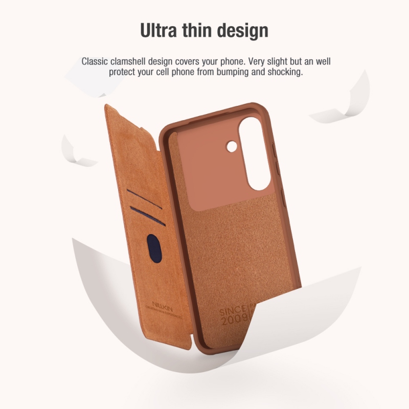 Nillkin Qin Book PRO Pouzdro pro Samsung Galaxy S25+ Black