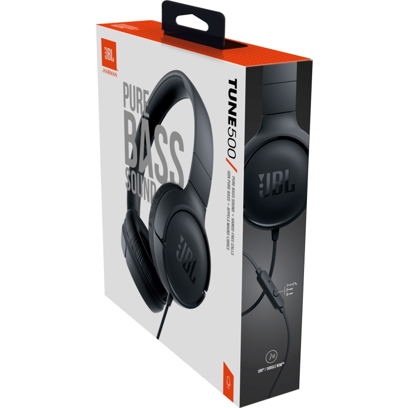 JBL T500 Tune Headset Black