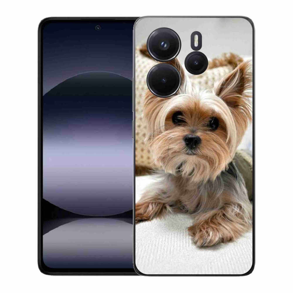Gelový kryt mmCase na Xiaomi Redmi Note 14 - jorkšír 5