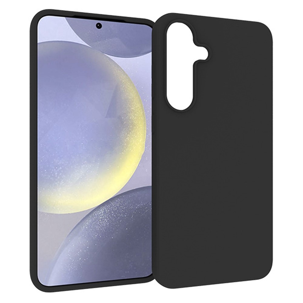Matný gelový obal na Samsung Galaxy S25+ - černý