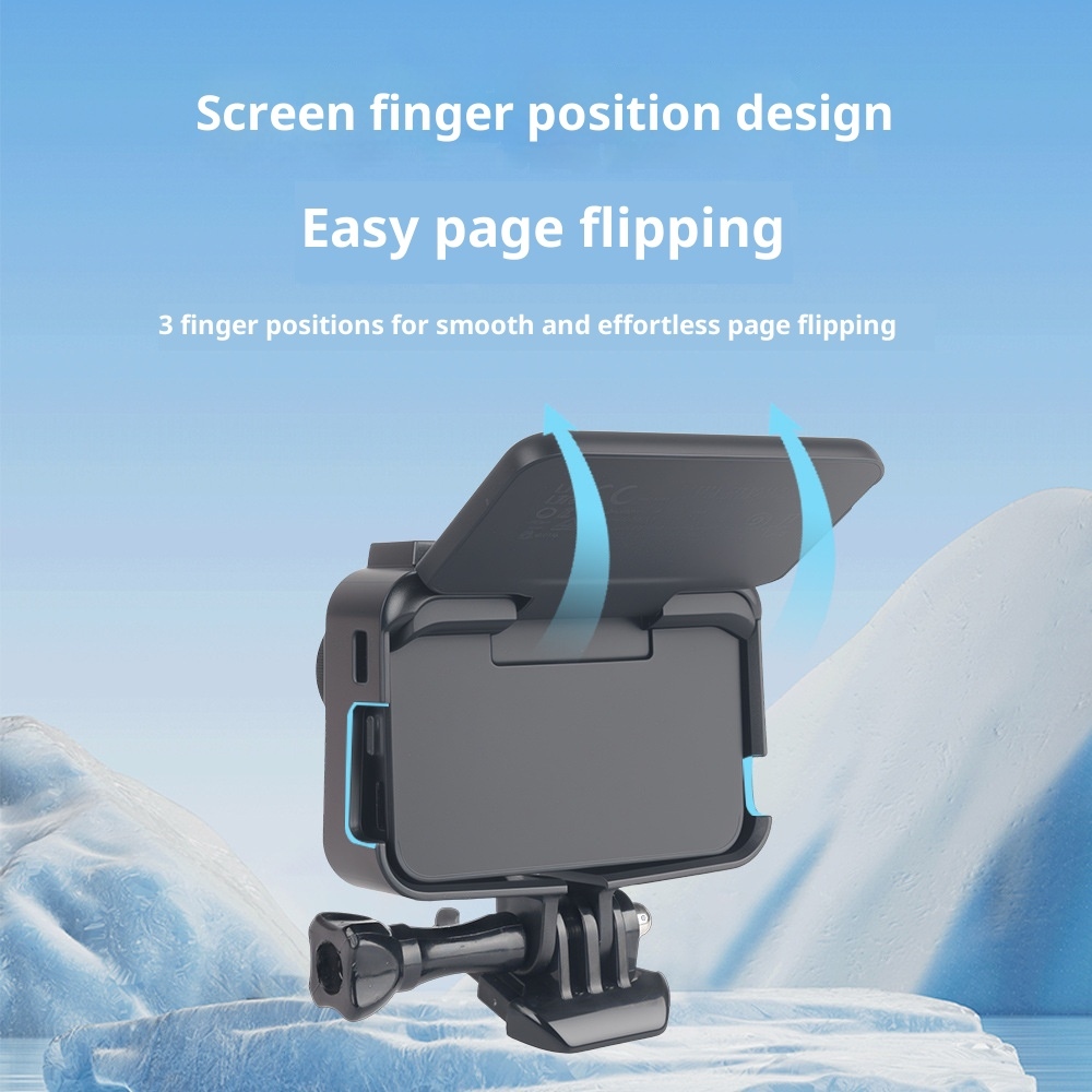 Lehký ochranný rám s rychloupínací základnou pro Insta360 GO Ultra