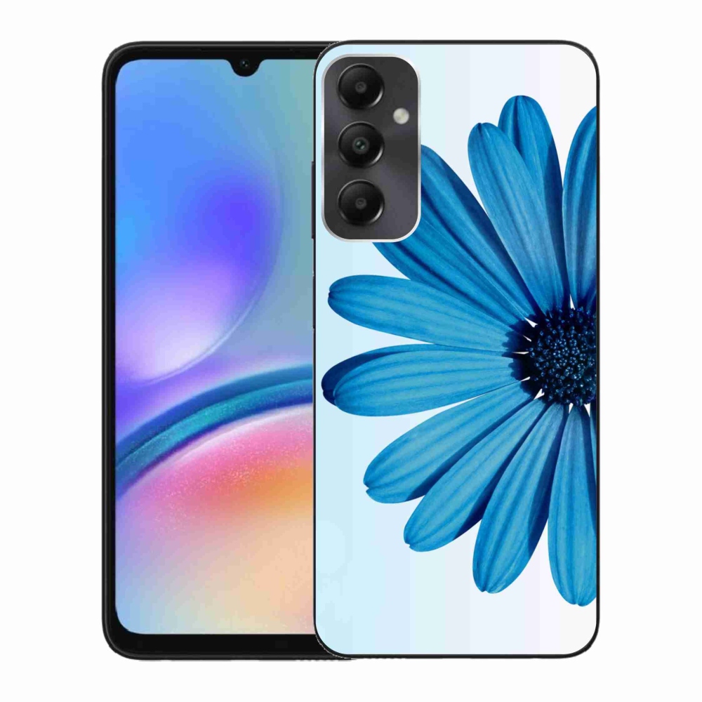 Gelový obal mmCase na Samsung Galaxy A05s - modrá kopretina