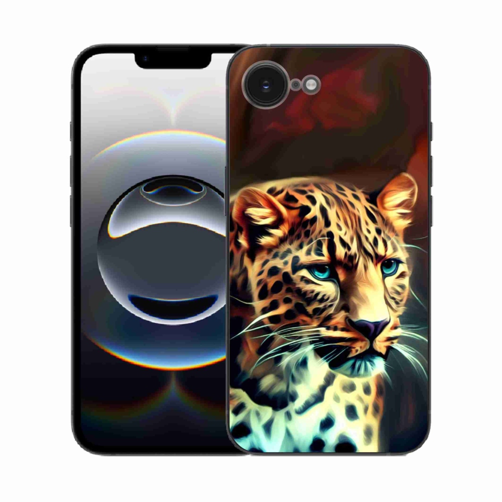 Gelový kryt mmCase na iPhone 16e - leopard